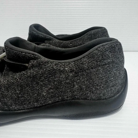 Prada Gray Wool Loafers Casual Shoes Size 36 - Picture 4 of 16